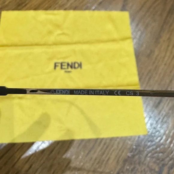Fendi Blue/Gold 140MM Sunglasses - Picture 8 of 12